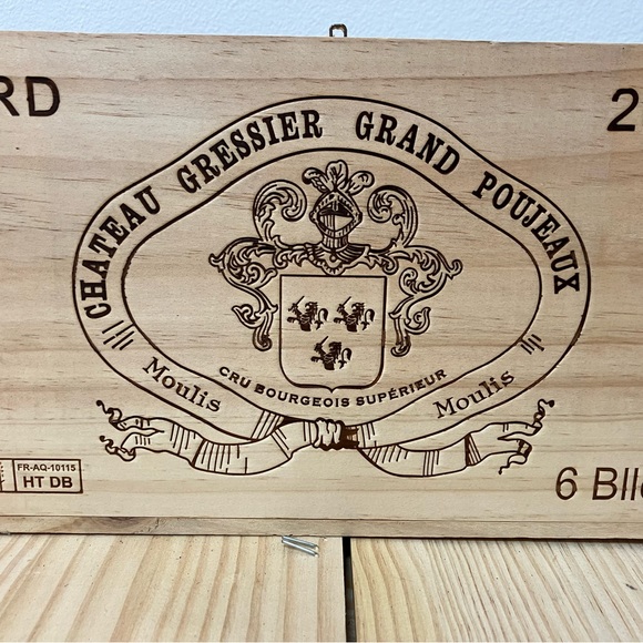 Wine crate, wood crate, wooden wine crate - Picture 3 of 9